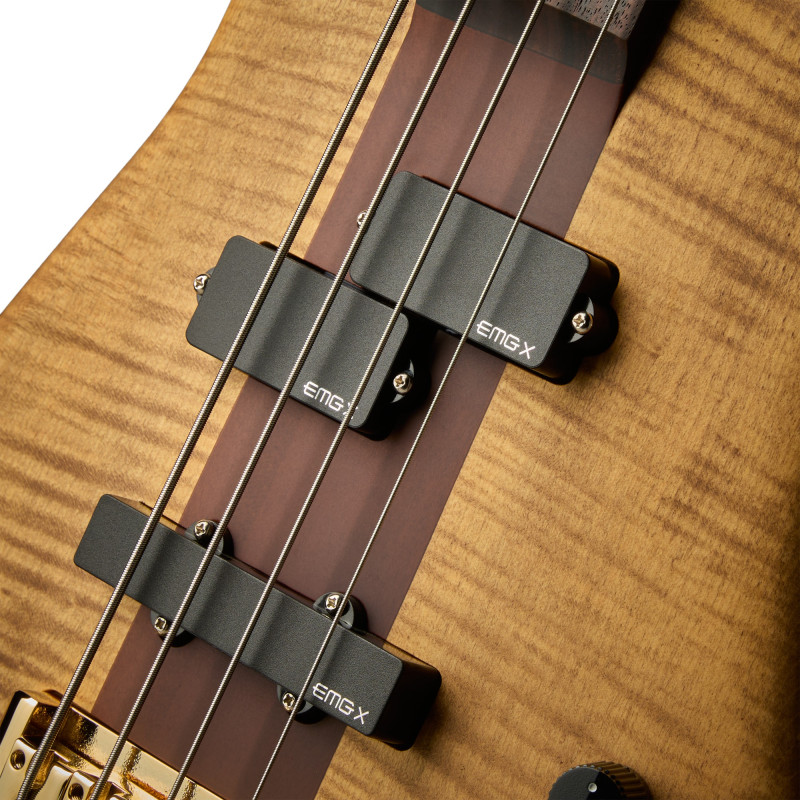 Spector SXEURO4RBDG Bass Guitar, Euro Artist, Rex Brown, active, Desert Gold