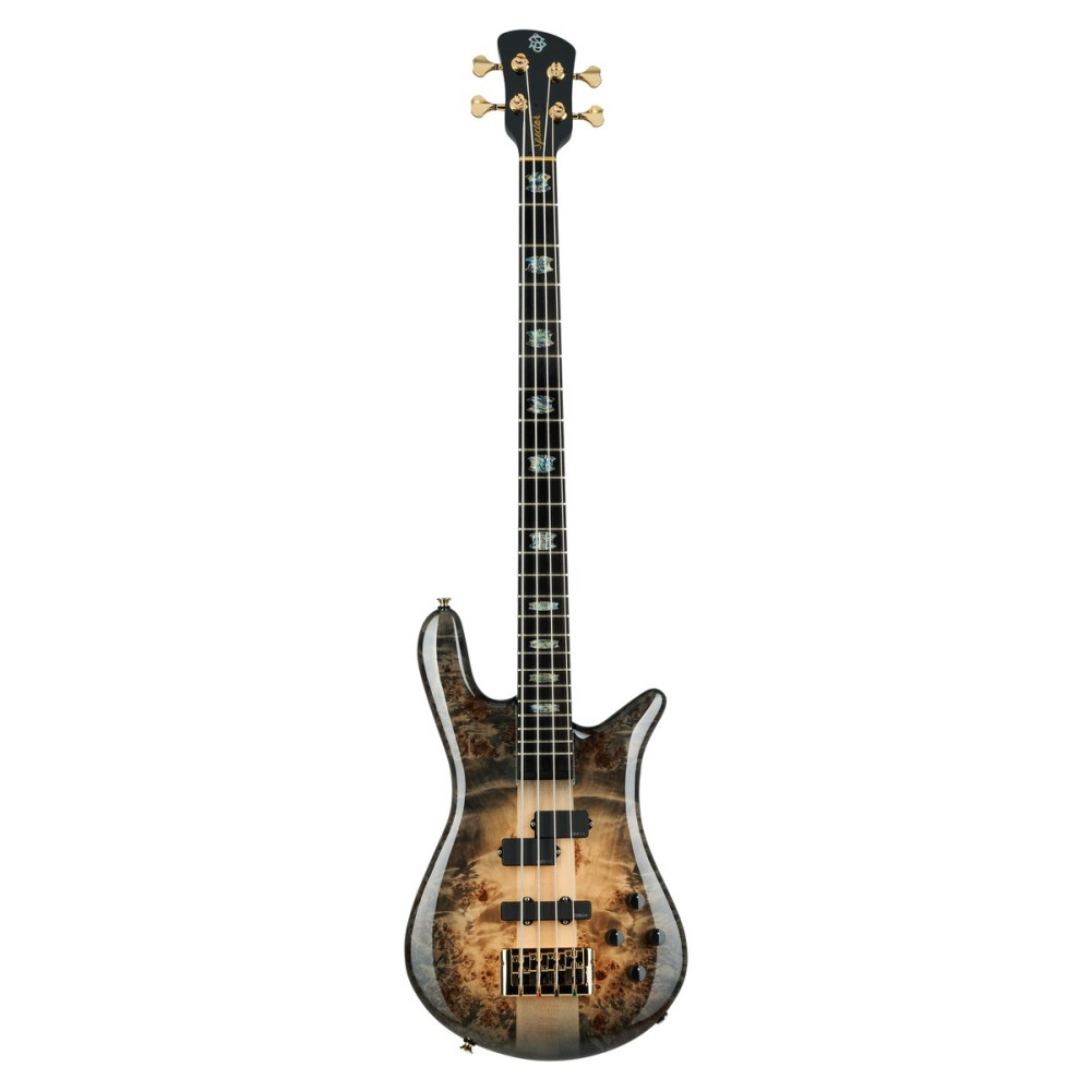 Spector SXEURO4CSTBLK Bass Guitar, Euro CST, 4-string, active, Natural Black Burst G loss