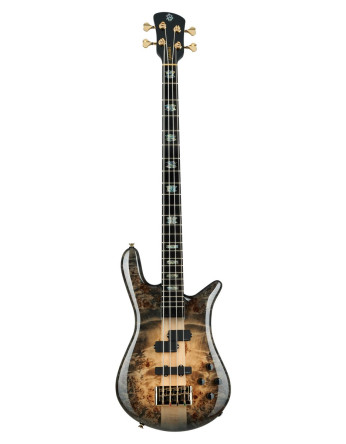 Spector SXEURO4CSTBLK Bass Guitar, Euro CST, 4-string, active, Natural Black Burst G loss