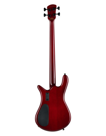 Spector SXEURO4CSTRED Bass Guitar, Euro CST, 4-string, active, Natural Red Burst Glo ss