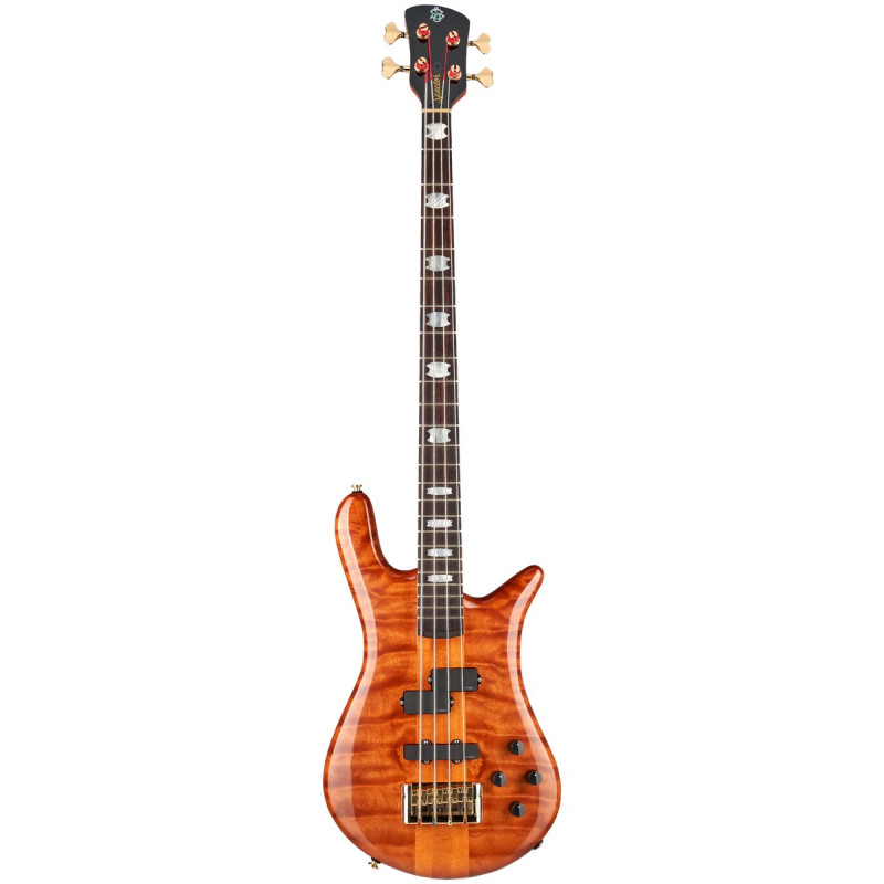 Spector SXEURO4DWAMB Bass Guitar, Euro Artist, Doug Wimbish, Active, Amber Gloss