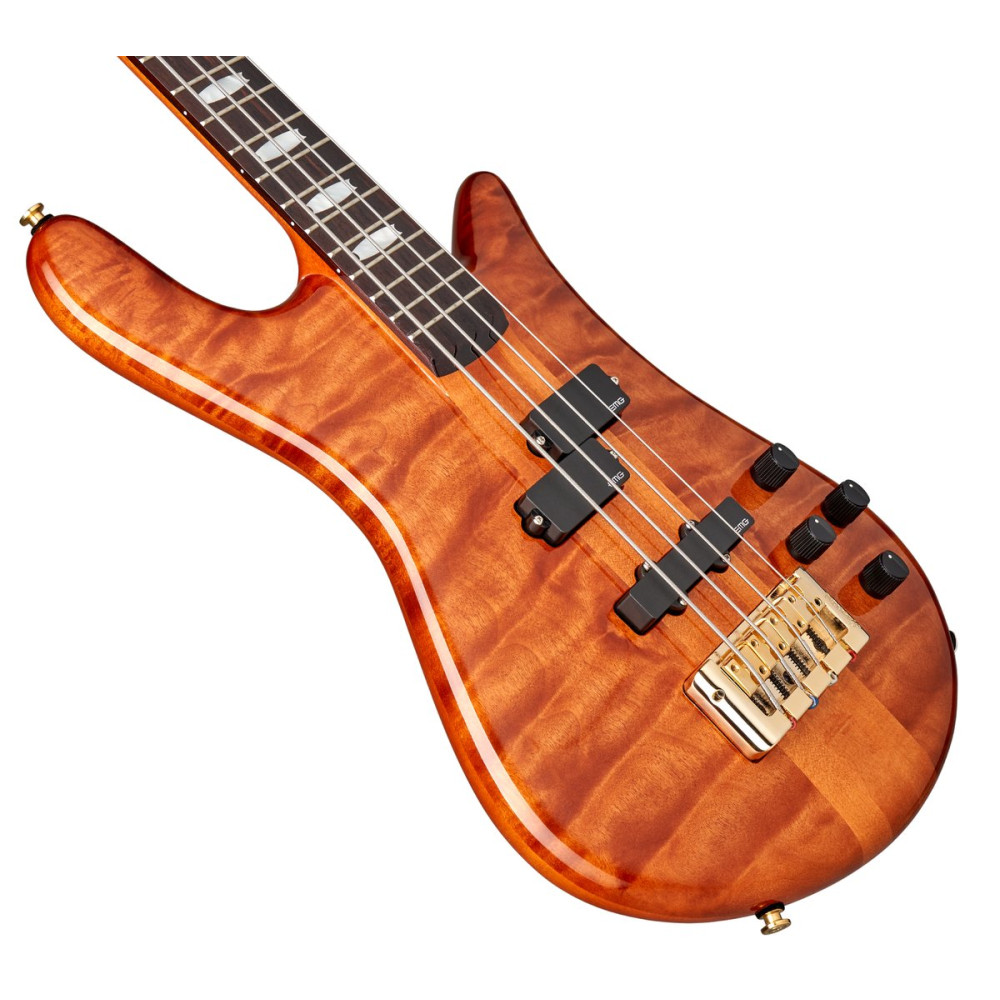Spector SXEURO4DWAMB Bass Guitar, Euro Artist, Doug Wimbish, Active, Amber Gloss