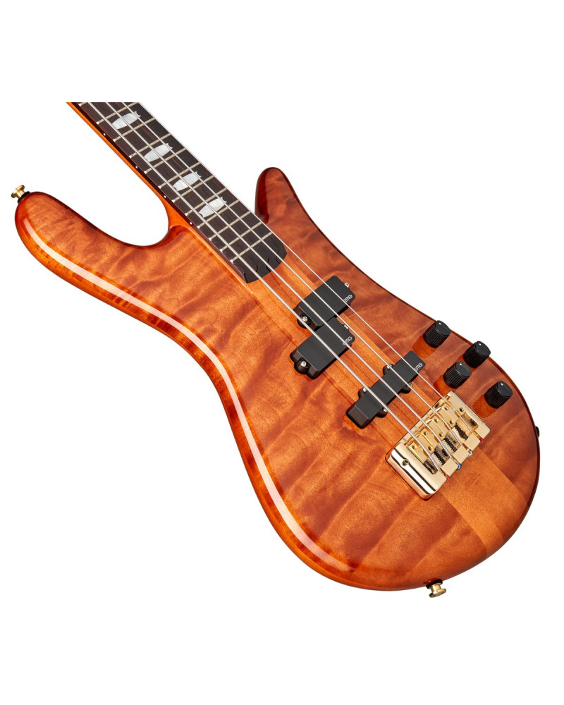 Spector SXEURO4DWAMB Bass Guitar, Euro Artist, Doug Wimbish, Active, Amber Gloss
