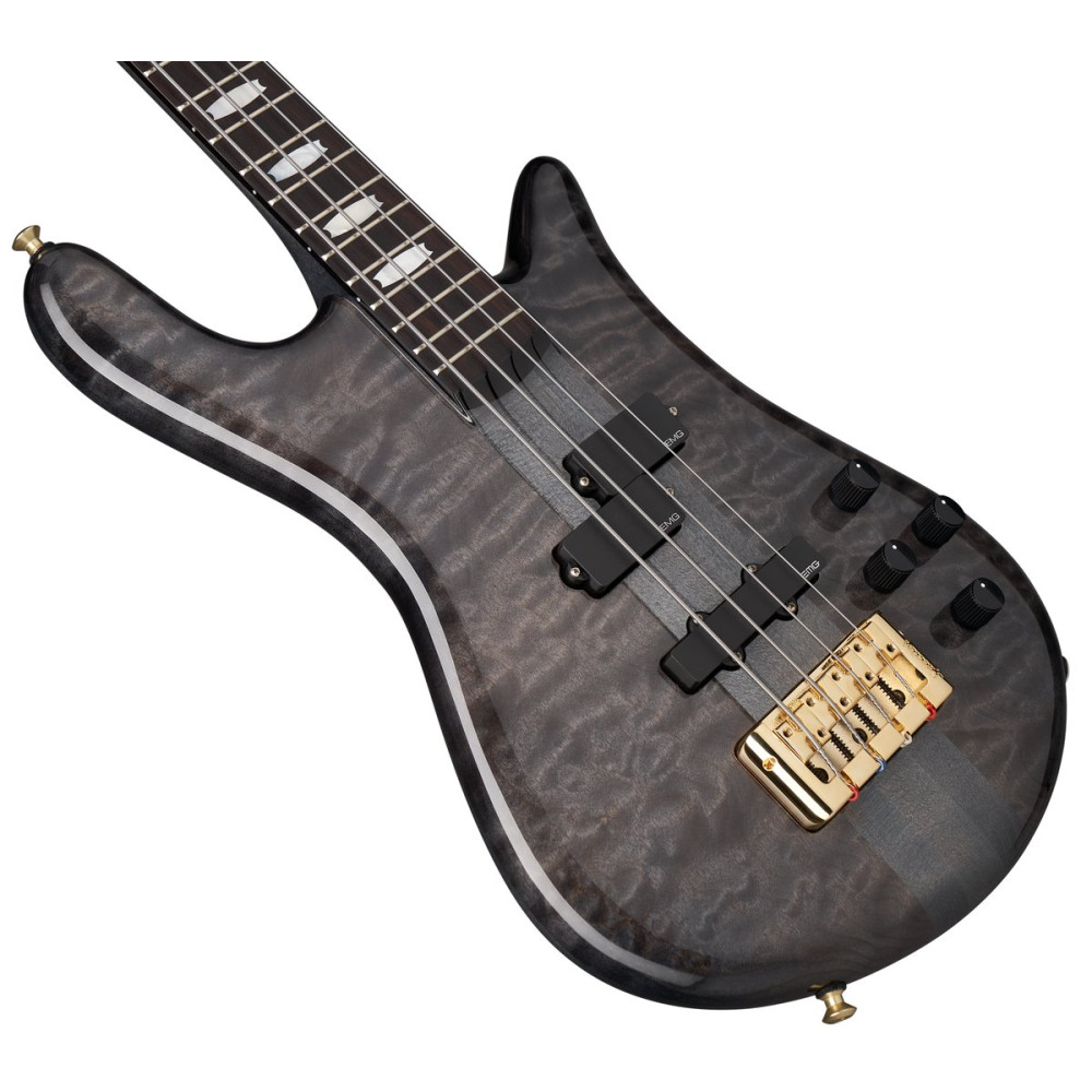 Spector SXEURO4DWBKS Bass Guitar, Euro Artist, Doug Wimbish, active, Black Stain Gl oss