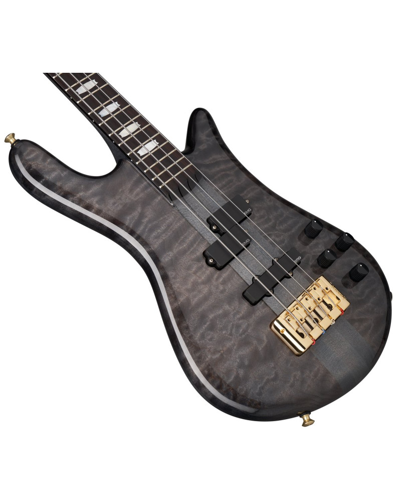 Spector SXEURO4DWBKS Bass Guitar, Euro Artist, Doug Wimbish, active, Black Stain Gl oss