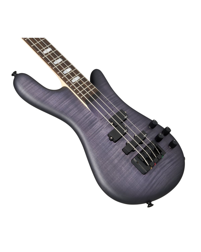 Spector SXEURO4LXBNSM Bass Guitar, Euro LX BOLT-ON, 4-String, active, Nightshade Mat te