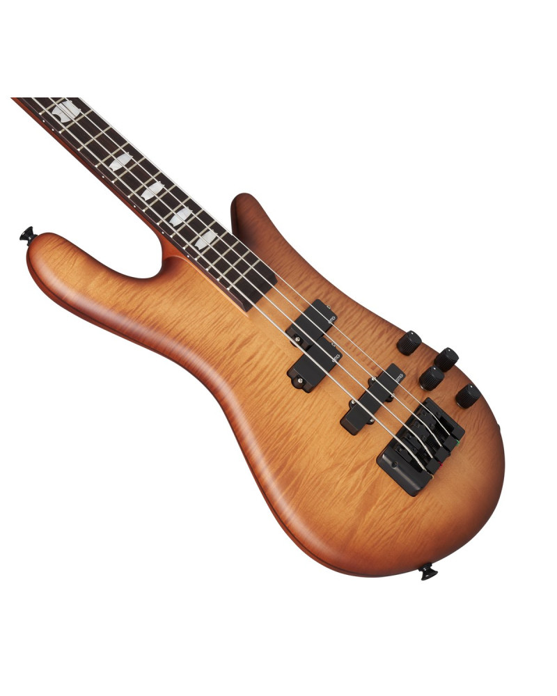 Spector SXEURO4LXBURST Bass Guitar, Euro LX, 4-String, active, Natural Sunburst Matte