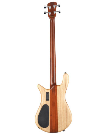 Spector SXEURO4RSTZBW Bass Guitar, Euro4 RST Zebrawood Natural Matte, Limited Editio n