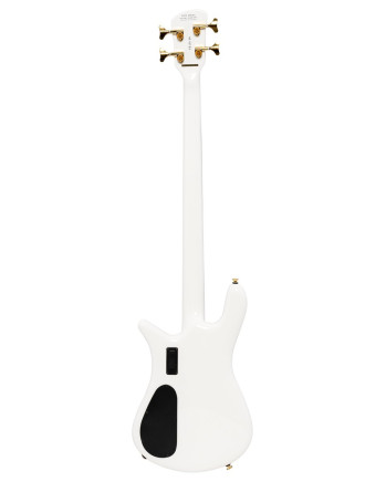 Spector SXEURO4WHCL Electric Bass Guitar, Euro Classic, 4-String, Active, Solid Wh ite Gloss