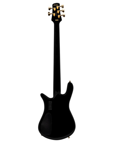 Spector SXEURO5BKCL Electric Bass Guitar, Euro Classic, 5-String, Active, Solid Bl ack Gloss