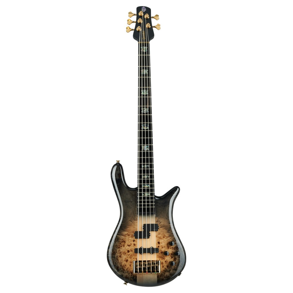 Spector SXEURO5CSTBLK Bass Guitar, Euro CST, 5-string, active, Natural Black Burst G loss