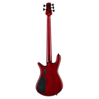 Spector SXEURO5CSTRED Bass Guitar, Euro CST, 5-string, active, Natural Red Burst Glo ss