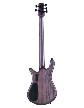 Spector SXEURO5CSTVLT Bass Guitar, Euro CST, 5-string, active, Natural Violet Burst Gloss
