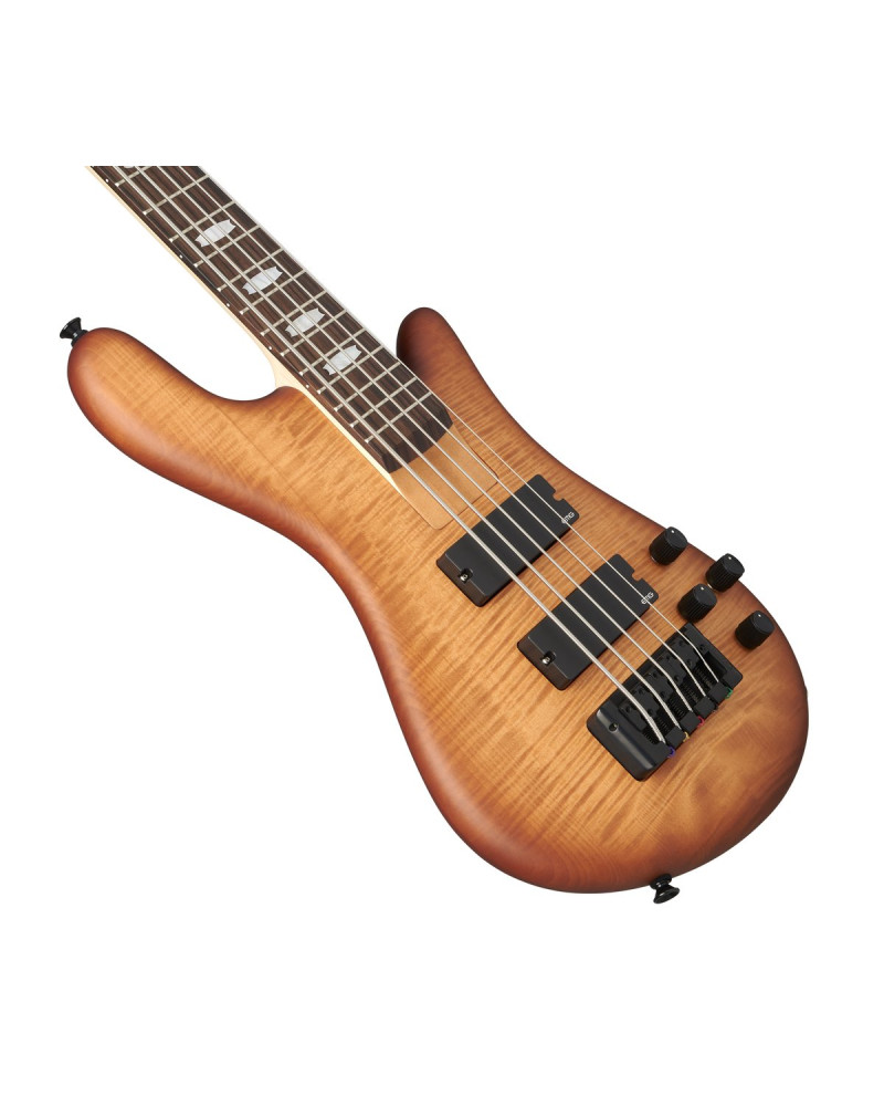 Spector SXEURO5LXBBRST Bass Guitar, Euro LX BOLT-ON, 5-String, active, Natural Sunbur st Matte