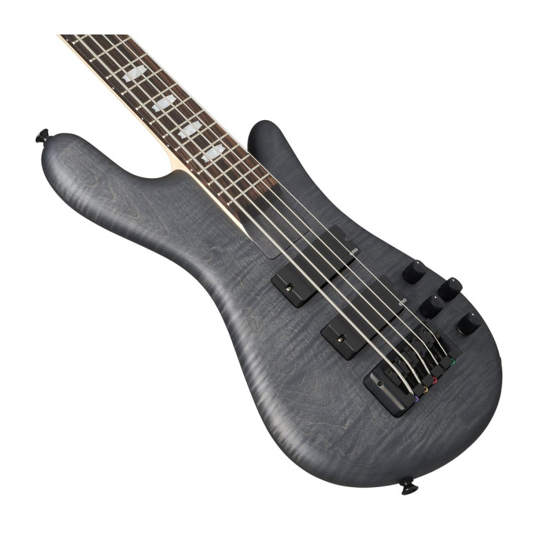 Spector SXEURO5LXBMBKS Bass Guitar, Euro LX BOLT-ON, 5-String, active, Black Stain Ma tte