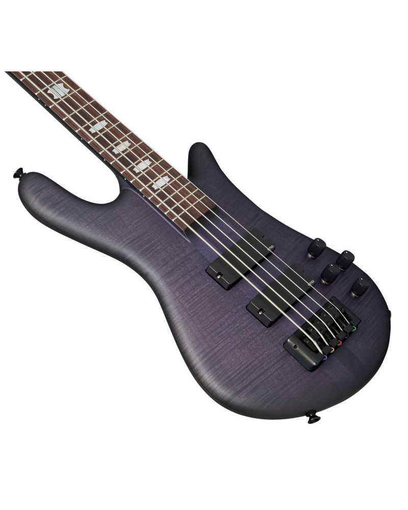 Spector SXEURO5LXNSM Bass Guitar, Euro LX, 5-String, active, Nightshade Matte