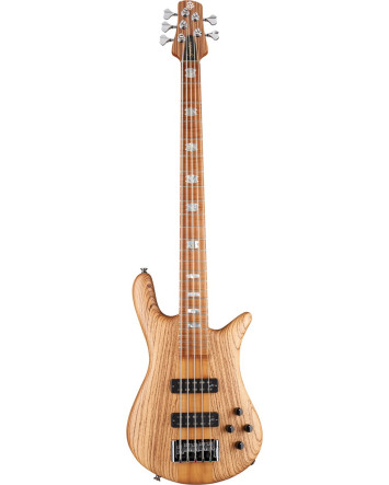 Spector SXEURO5RSTZBW Bass Guitar, Euro5 RST Zebrawood Natural Matte, Limited Editio n