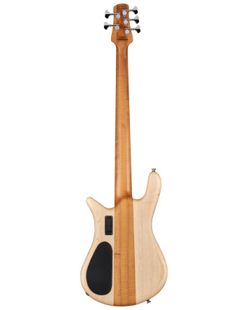 Spector SXEURO5RSTZBW Bass Guitar, Euro5 RST Zebrawood Natural Matte, Limited Editio n