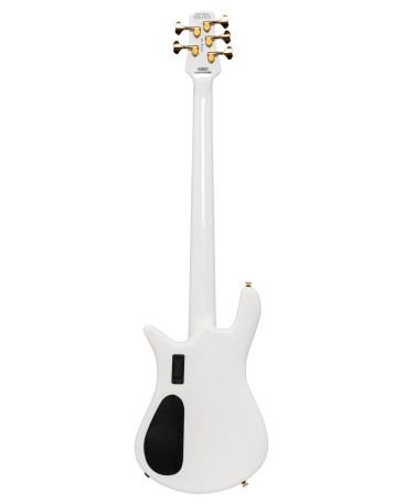 Spector SXEURO5WHCL Electric Bass Guitar, Euro Classic, 5-String, Active, Solid Wh ite Gloss