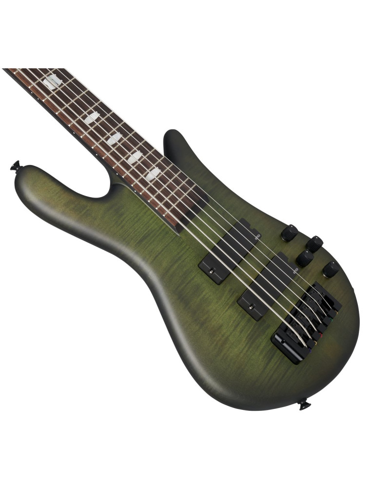 Spector SXEURO6LXHMM Bass Guitar, Euro LX, 6-String, active, Haunted Moss Matte