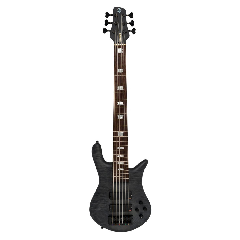 Spector SXEURO6LXMBKS Electric Bass Guitar, EuroLX, 6-String, Active, Black Stain Ma tte