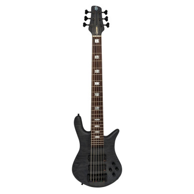 Spector SXEURO6LXMBKS Electric Bass Guitar, EuroLX, 6-String, Active, Black Stain Ma tte