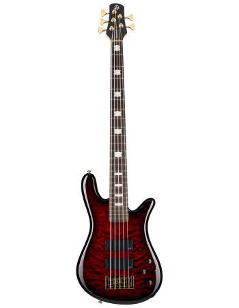 Spector SXICONNS5BBC Bass Guitar, Icon NS-5, Bolt-On, Black Cherry Gloss