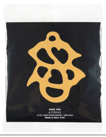 Spector SXZSSNRW45105 String Set, Electric Bass Guitar, Nickel Round Wound, 4-String , 45-105