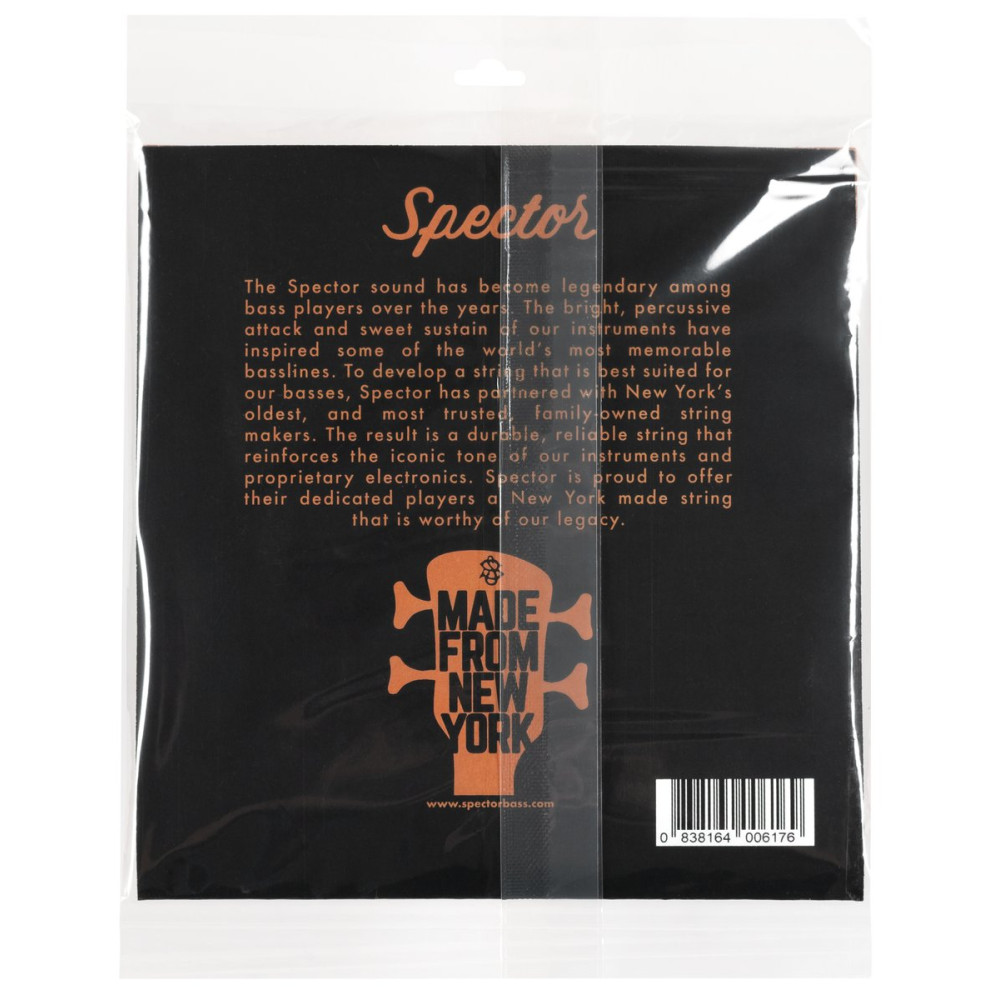 Spector SXZSSNRW45130 String Set, Electric Bass Guitar, Nickel Round Wound, 5-String , 45-130