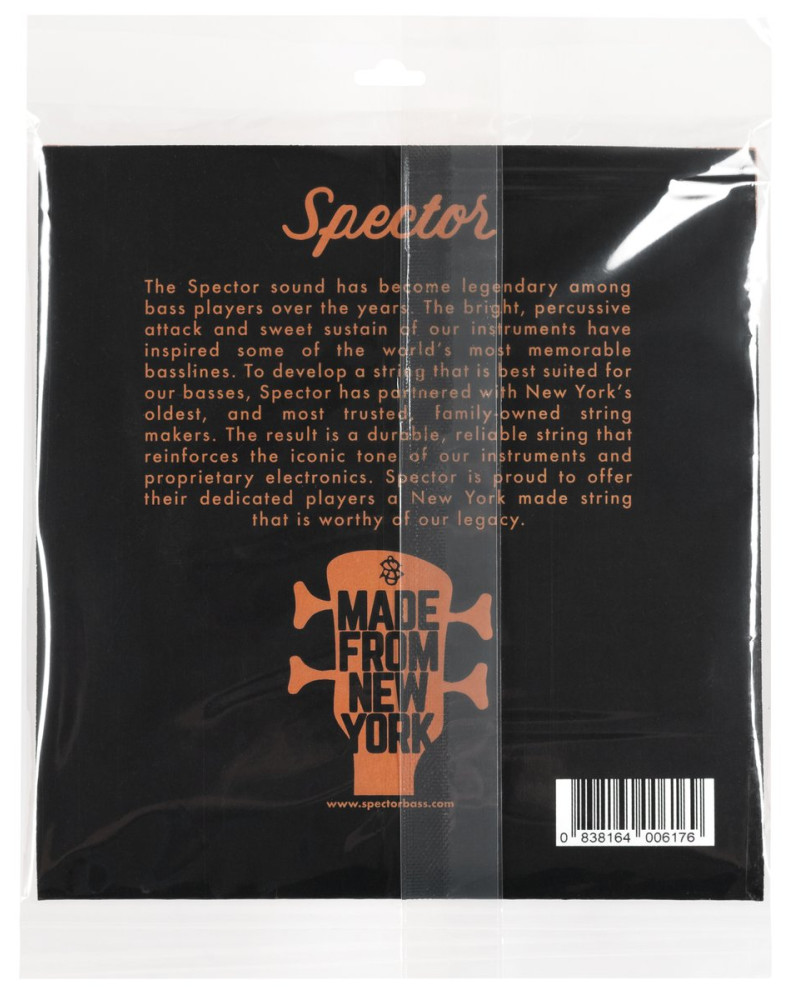 Spector SXZSSNRW45130 String Set, Electric Bass Guitar, Nickel Round Wound, 5-String , 45-130