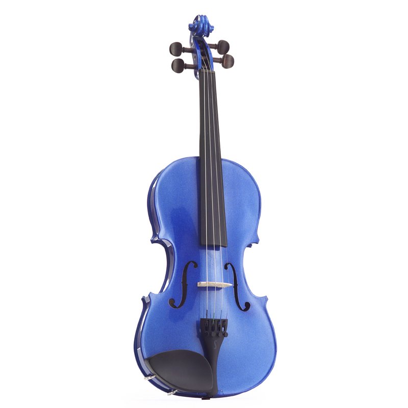Stentor SR1401ABE Violin 1/2, Harlequin, Set, blue