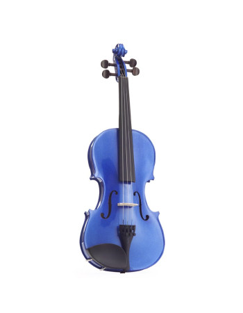 Stentor SR1401ABF Violin 1/4, Harlequin, Set, blue