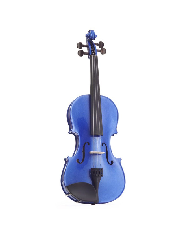 Stentor SR1401ABF Violin 1/4, Harlequin, Set, blue