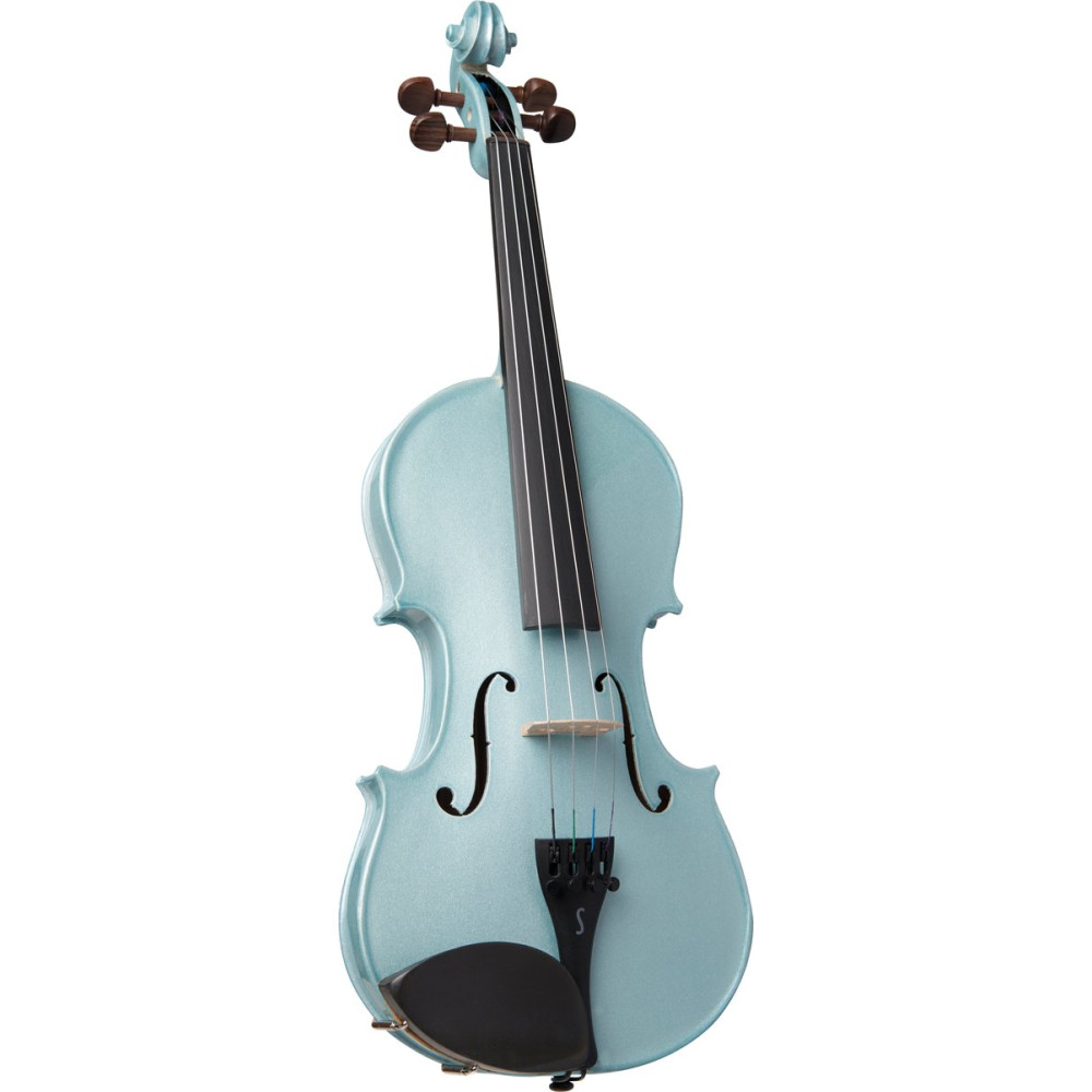 Stentor SR1401LBUA Violin 4/4, Harlequin, Set, light blue