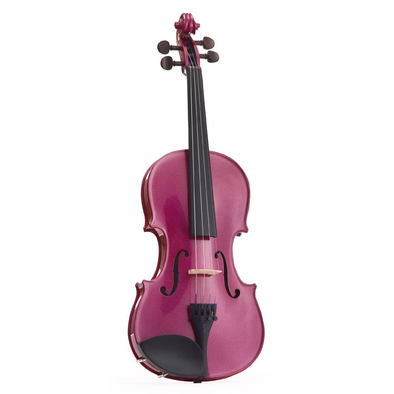 Stentor SR1401RPF Violin 1/4, Harlequin, Set, pink