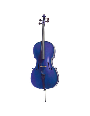 Stentor SR1490ABE Cello 1/2, Harlequin, Set, blue