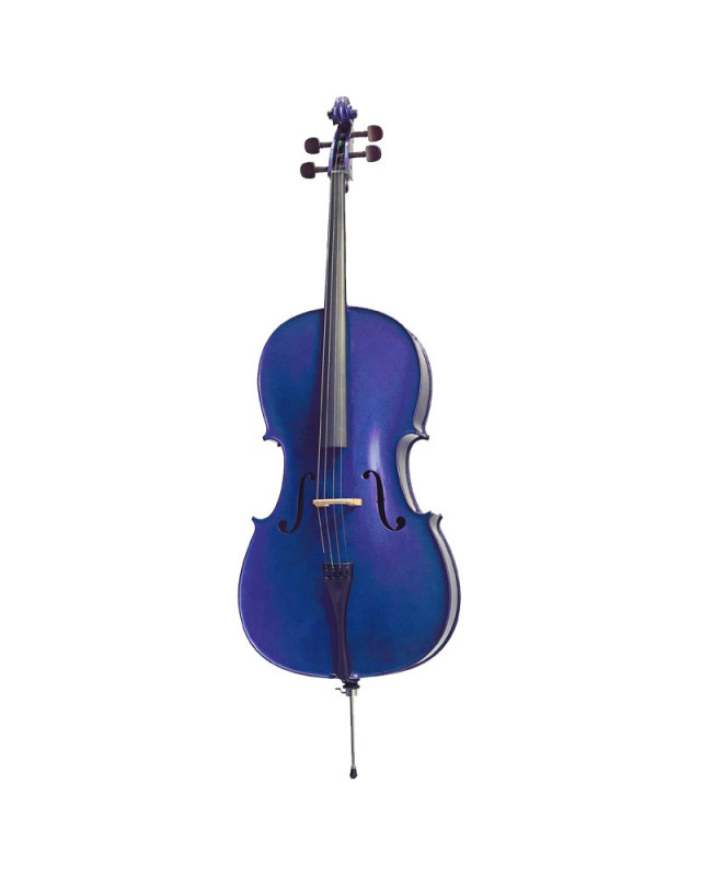 Stentor SR1490ABE Cello 1/2, Harlequin, Set, blue