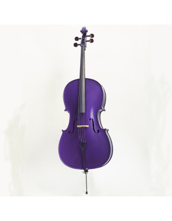 Stentor SR1490DPE Cello 1/2, Harlequin, Set, purple