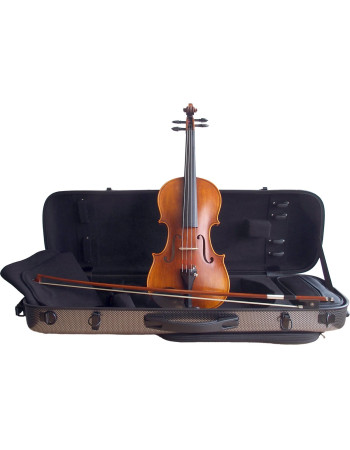 Stentor SR1880OFTA Violin 4/4, Handmade ProSeries Arcadia, Pernambuco Bow, DeLuxe Case