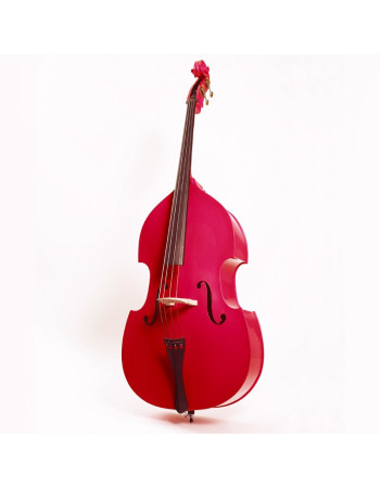 Stentor SR1950RDC Double bass 3/4, “Rock a Billy”, red