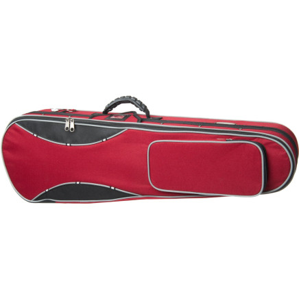 Stentor SRC1372E-R Case, for violin 1/2 red, for Student II model