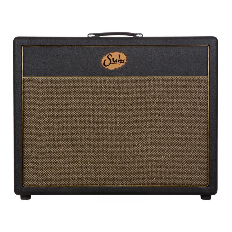 Suhr 2x12 Deep Cabinet, Black, Gold grill, Veteran 30