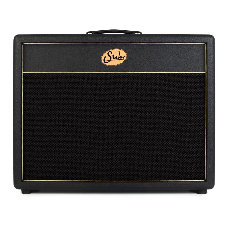 Suhr 2x12 Cabinet, Black, Black Grill, No speaker