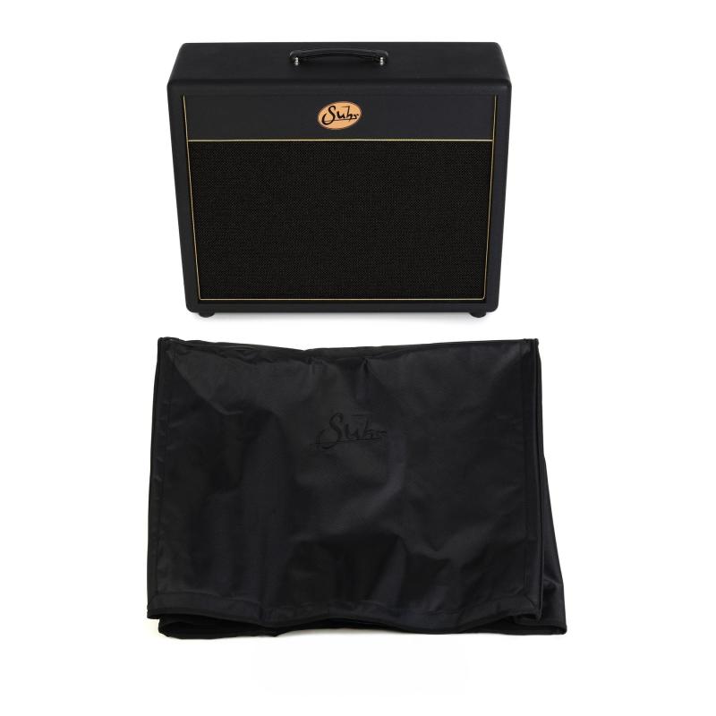Suhr 2x12 Cabinet, Black, Black Grill, No speaker