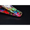Tama 1B-HP900PWMPR 50th Limited Iron Cobra Power Glide Twin Pedal - Marble Psychedelic Rainbow Finish