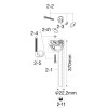 Tama 1B-HTW749W2 Center Tube Assembly for HTW749W
