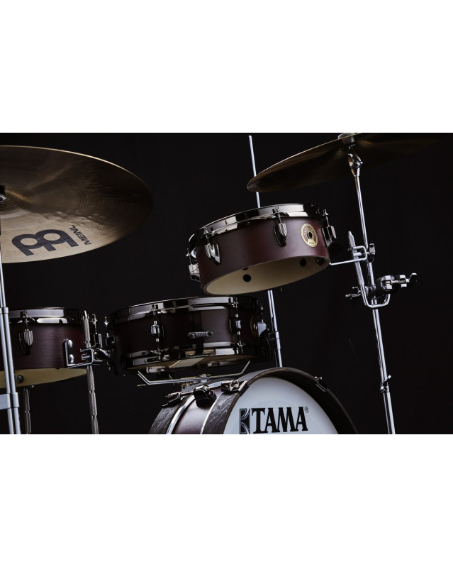 Tama 1B-LJK48PBNBW Club-Jam Pancake Shell Kit 4 pcs - Burgundy Walnut Wrap/Chrome HW