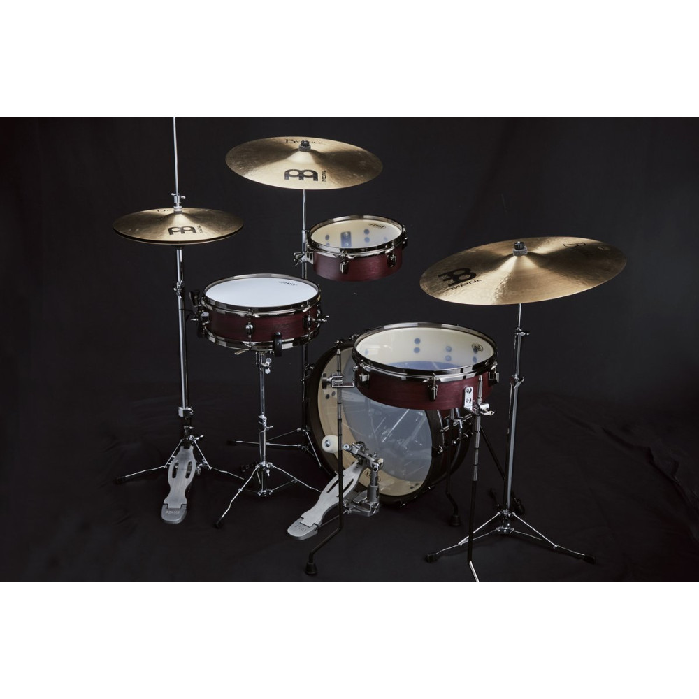 Tama 1B-LJK48PBNBW Club-Jam Pancake Shell Kit 4 pcs - Burgundy Walnut Wrap/Chrome HW