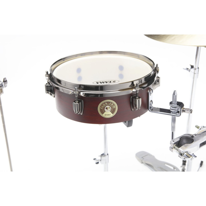 Tama 1B-LJK48PBNBW Club-Jam Pancake Shell Kit 4 pcs - Burgundy Walnut Wrap/Chrome HW