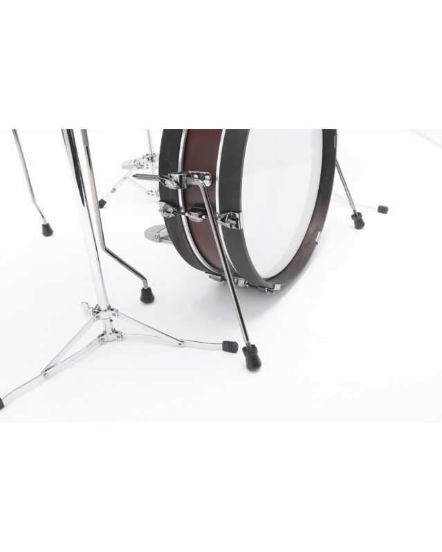 Tama 1B-LJK48PBNBW Club-Jam Pancake Shell Kit 4 pcs - Burgundy Walnut Wrap/Chrome HW